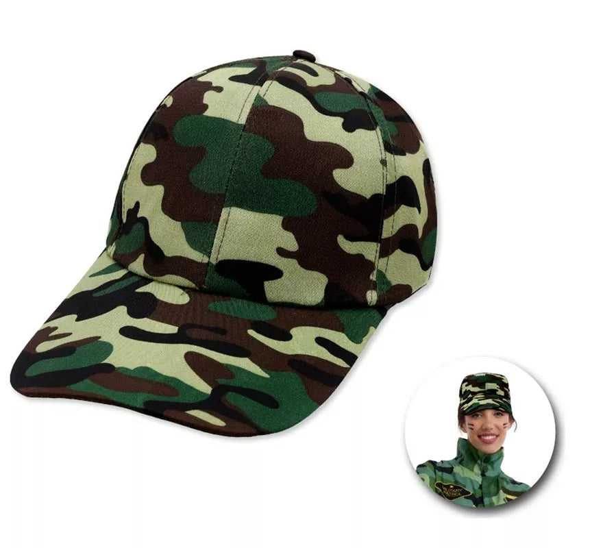 Translation missing: pt-PT.Gorra Militar Camuflaje adulto en varios colores