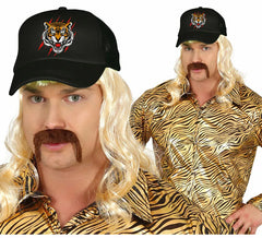 Boné e camisa de tigre para adultos