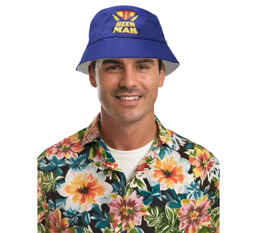 Translation missing: pt-PT.Gorro Beer Man azul adulto