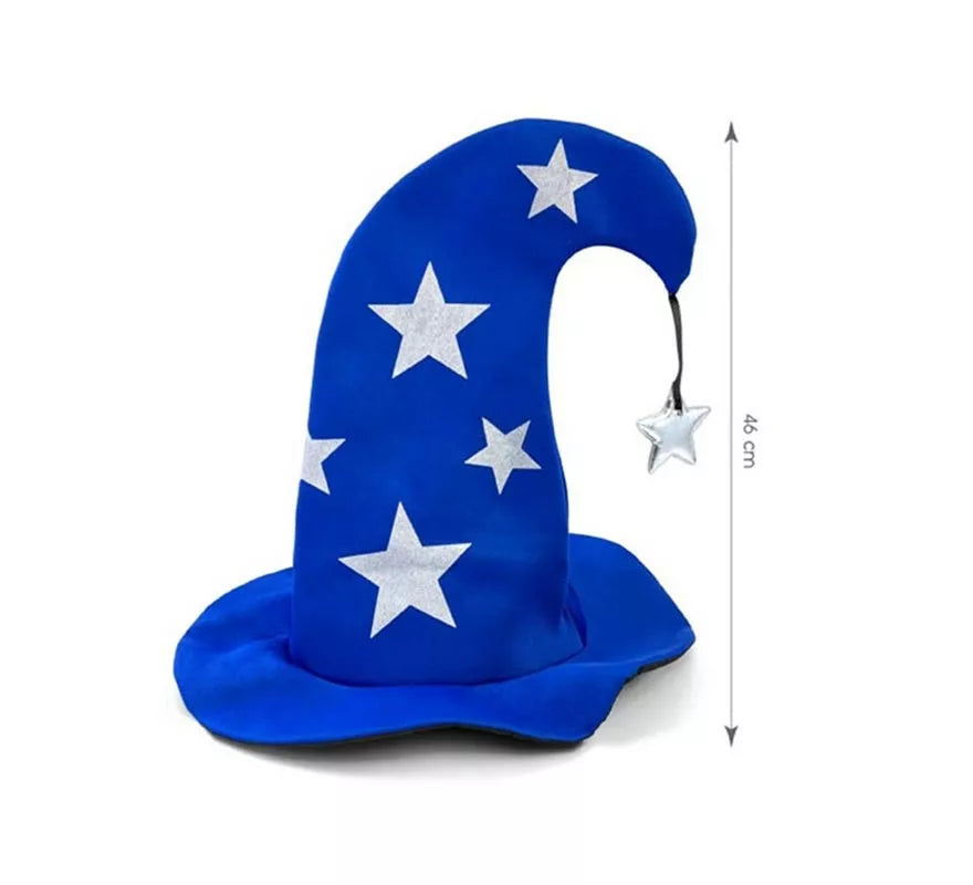 Translation missing: pt-PT.Gorro de Brujo con Estrellas de 46 cm