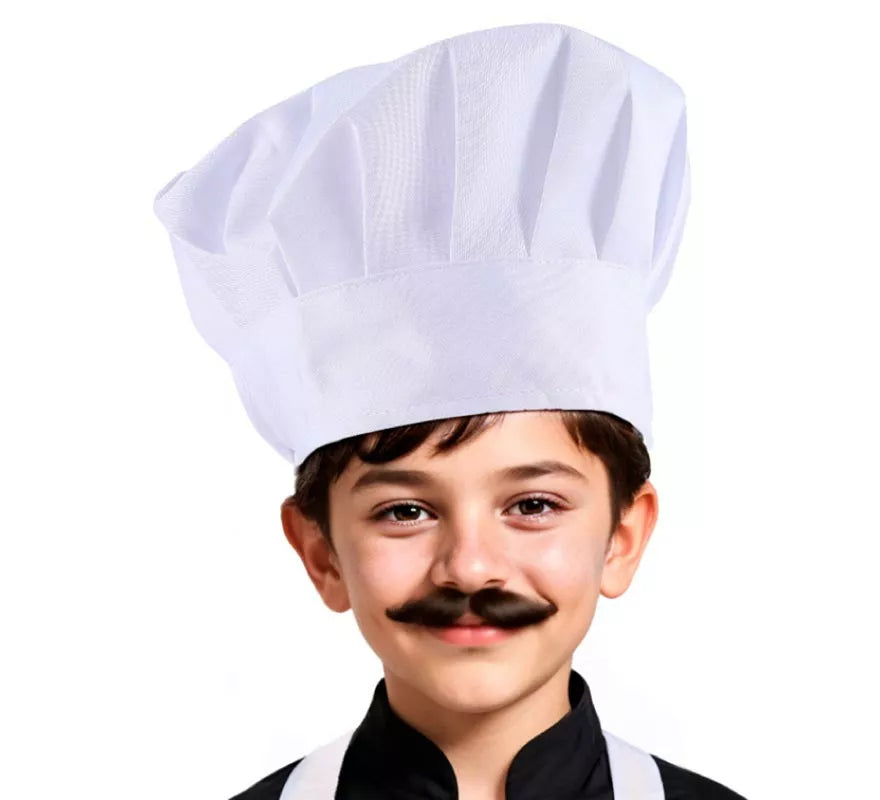 Translation missing: pt-PT.Gorro de Chef blanco clásico infantil