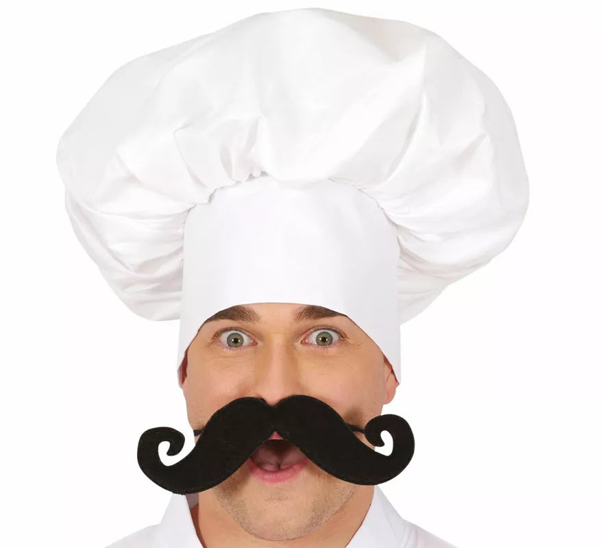 Translation missing: pt-PT.Gorro de Chef blanco grande adulto