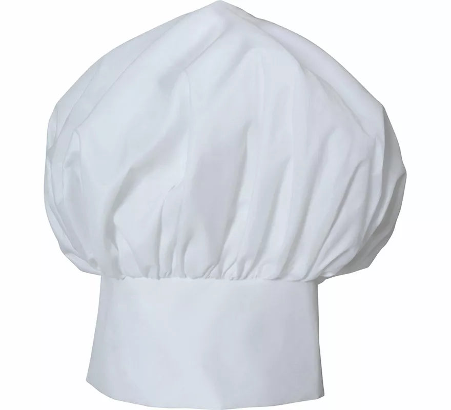 Translation missing: pt-PT.Gorro de Chef blanco grande adulto