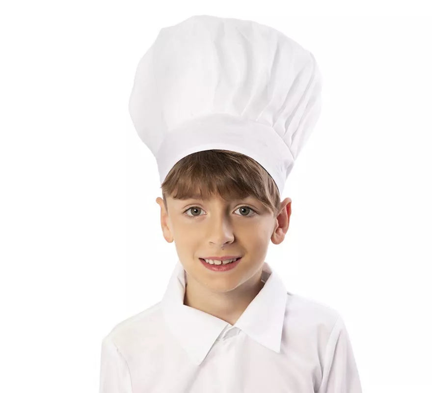 Translation missing: pt-PT.Gorro de Cocinero blanco infantil