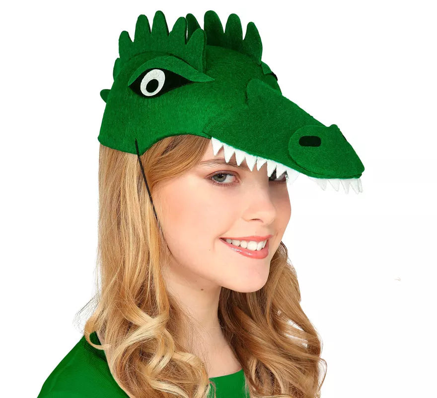 Translation missing: pt-PT.Gorro de Cocodrilo de Fieltro para niños