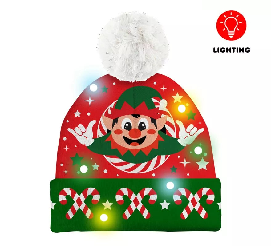 Translation missing: pt-PT.Gorro de Elfo Efecto Lana con Luz