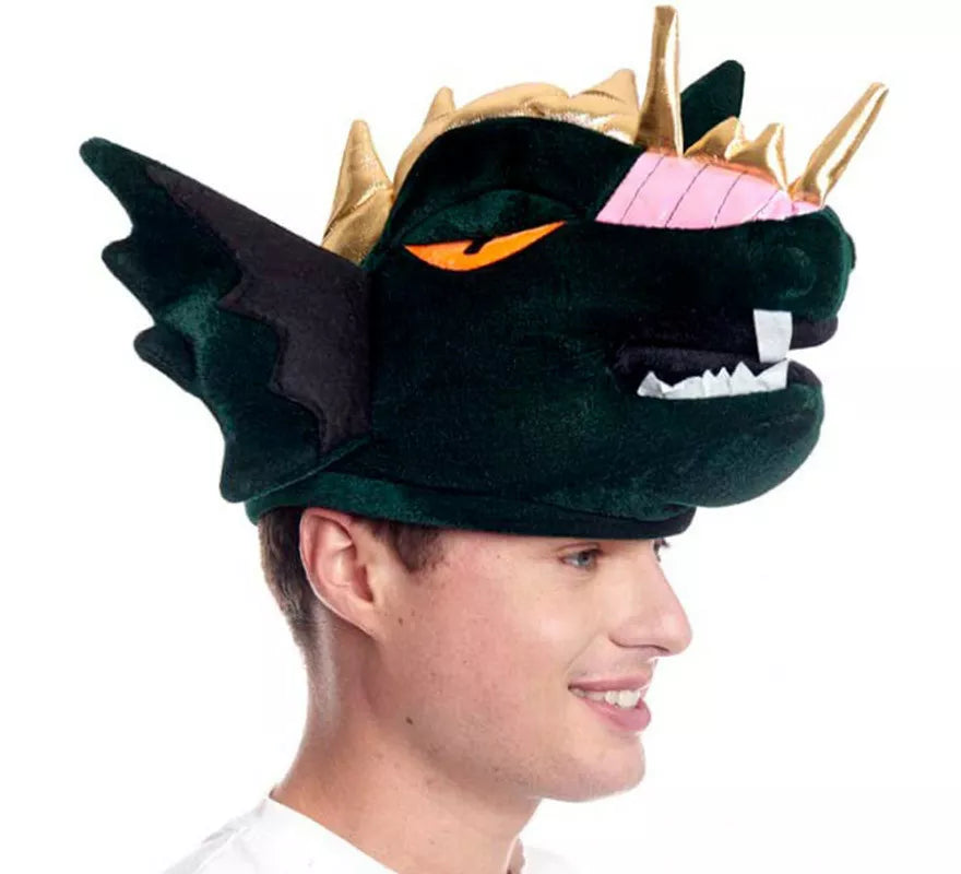 Translation missing: pt-PT.Gorro de Foam de Dragón verde