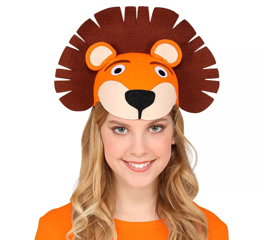 Gorro de León de Fieltro para niños