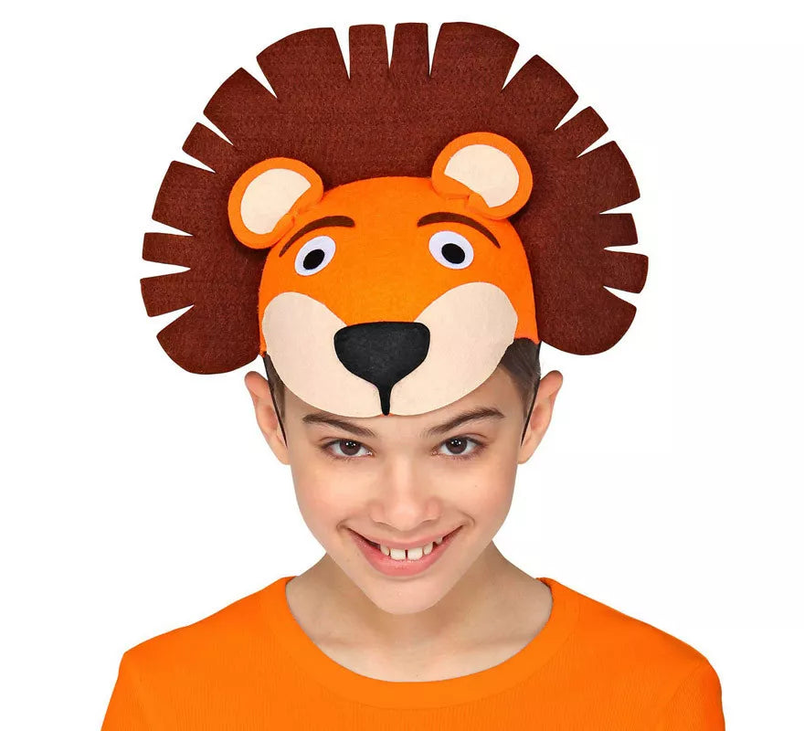 Translation missing: pt-PT.Gorro de León de Fieltro para niños