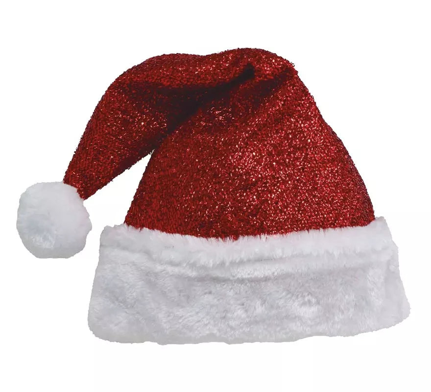 Translation missing: pt-PT.Gorro de Papá Noel brillante de lujo infantil
