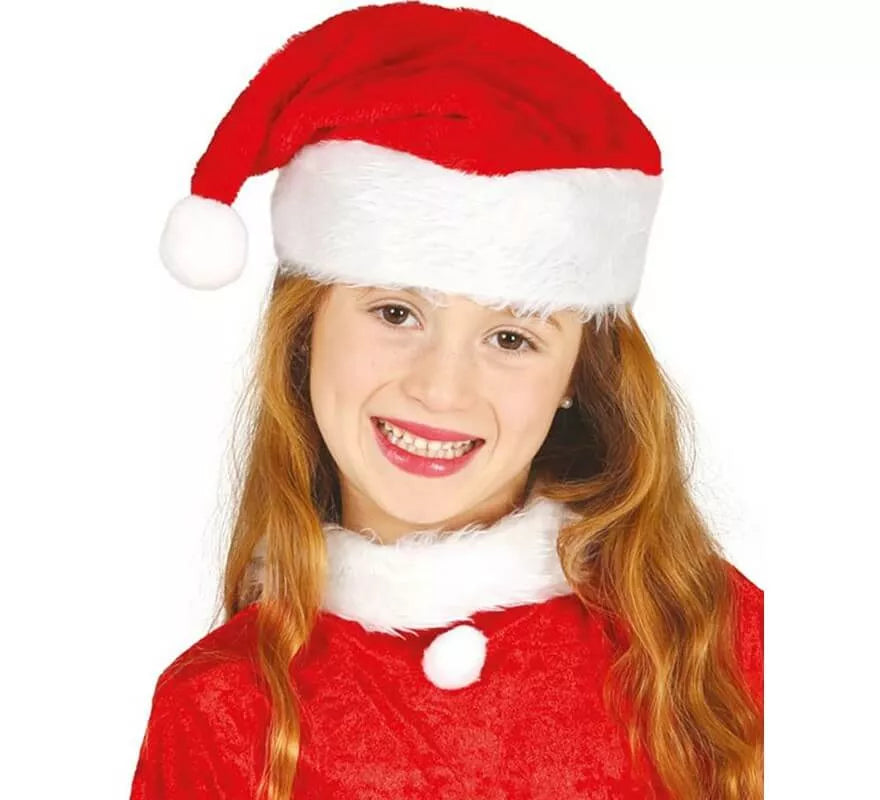 Translation missing: pt-PT.Gorro de Papá Noel Infantil de 34 cm