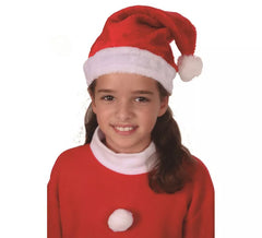 Chapéu de Papai Noel Infantil de Qualidade Extra