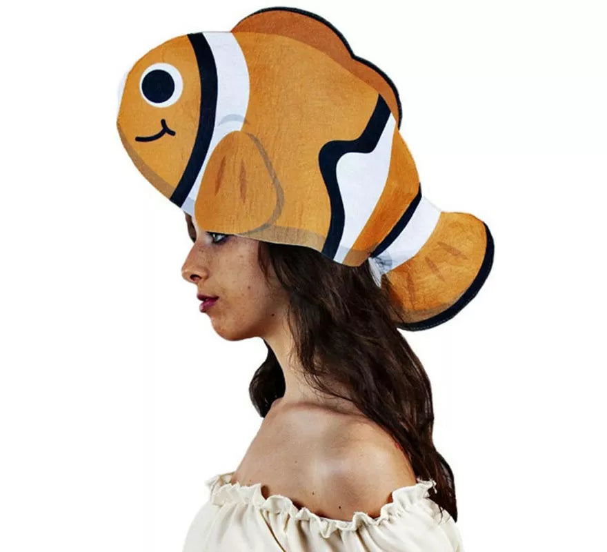 Translation missing: pt-PT.Gorro de Pez Payaso naranja adulto