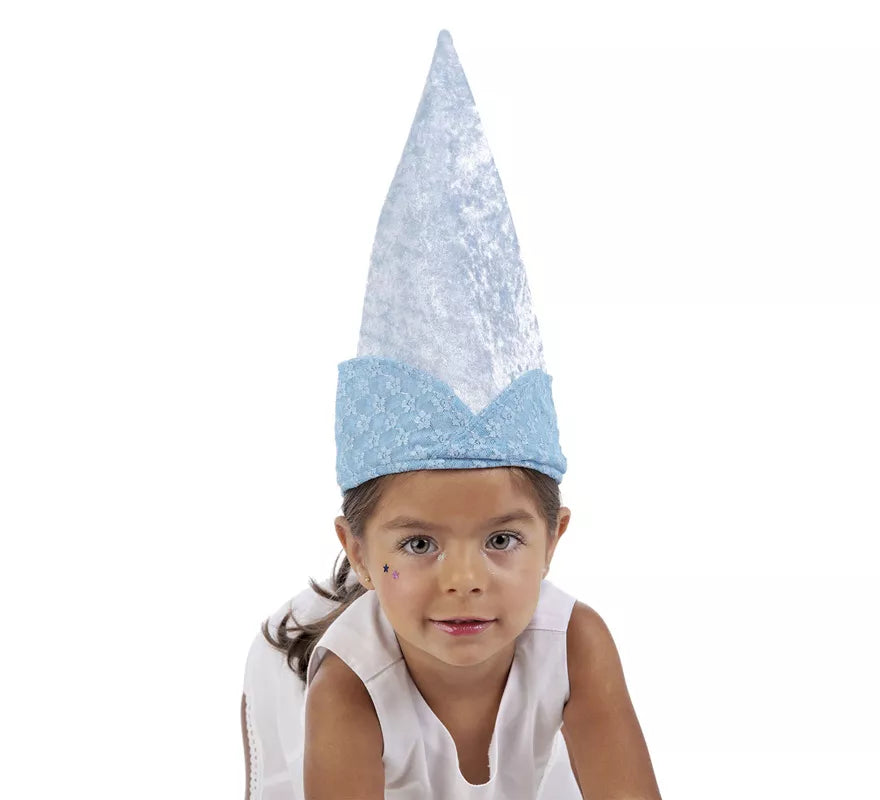 Translation missing: pt-PT.Gorro de Princesa Azul Infantil