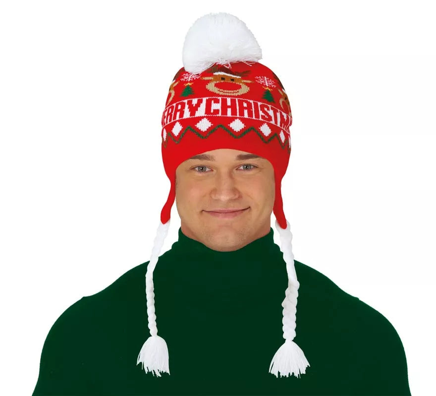 Translation missing: pt-PT.Gorro de Reno con Trenzas