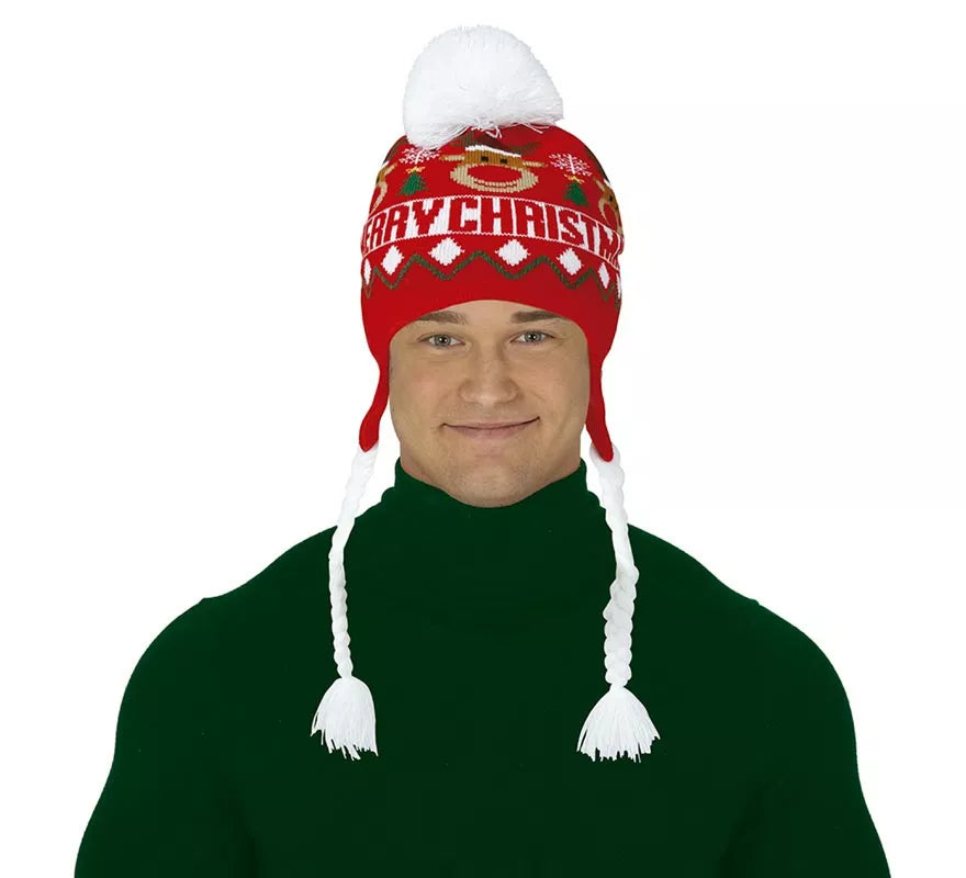 Translation missing: pt-PT.Gorro de Reno con Trenzas