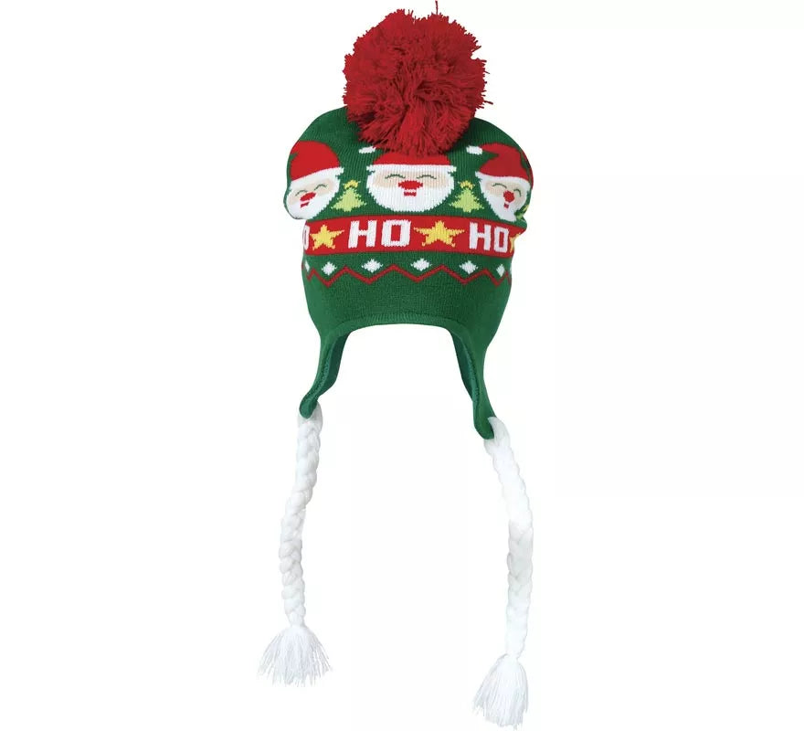 Translation missing: pt-PT.Gorro de Santa Claus con Trenzas
