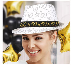 Boné Gangster Branco 50 Anos