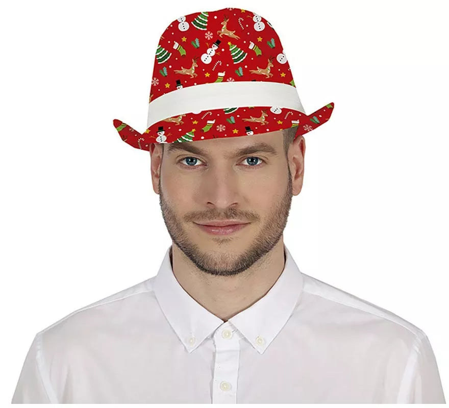 Translation missing: pt-PT.Gorro Gángster Navideño rojo