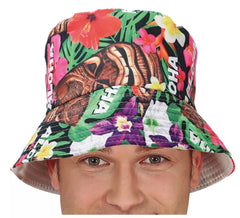 Chapéu Havaiano Floral Aloha Adulto