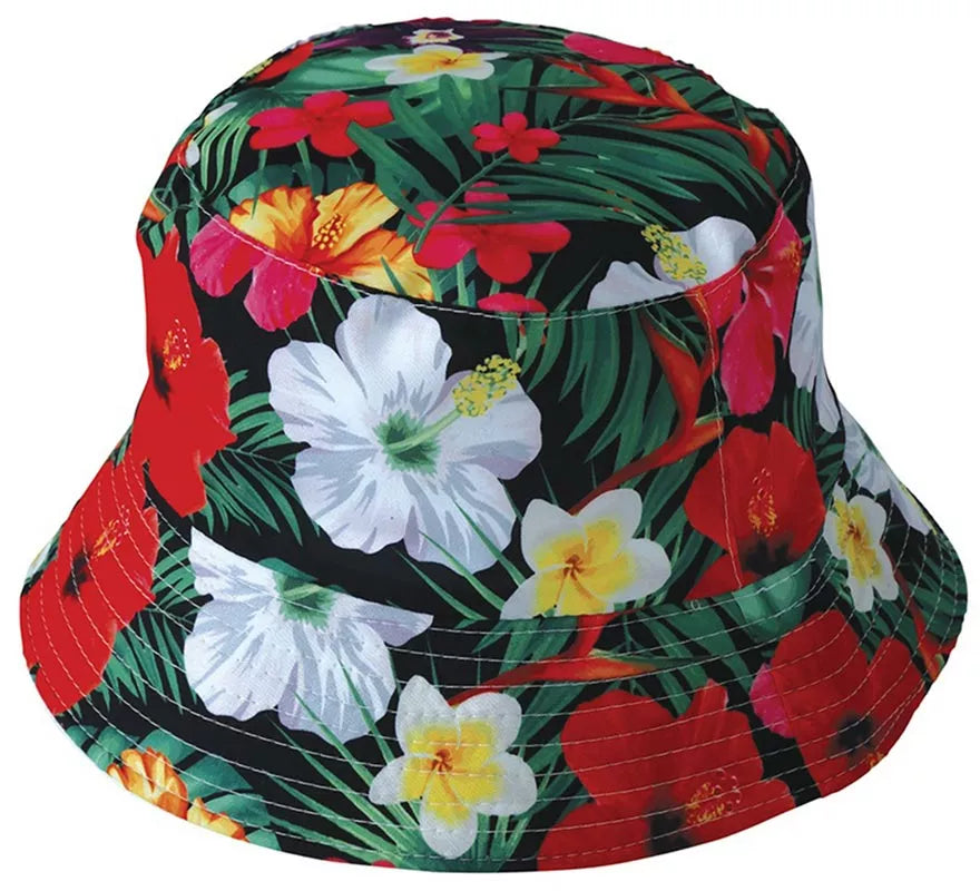 Translation missing: pt-PT.Gorro Hawaiano Flores Tropical adulto