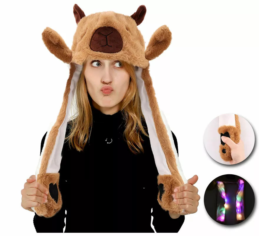 Translation missing: pt-PT.Gorro Orejas Capibara con Movimiento y luz