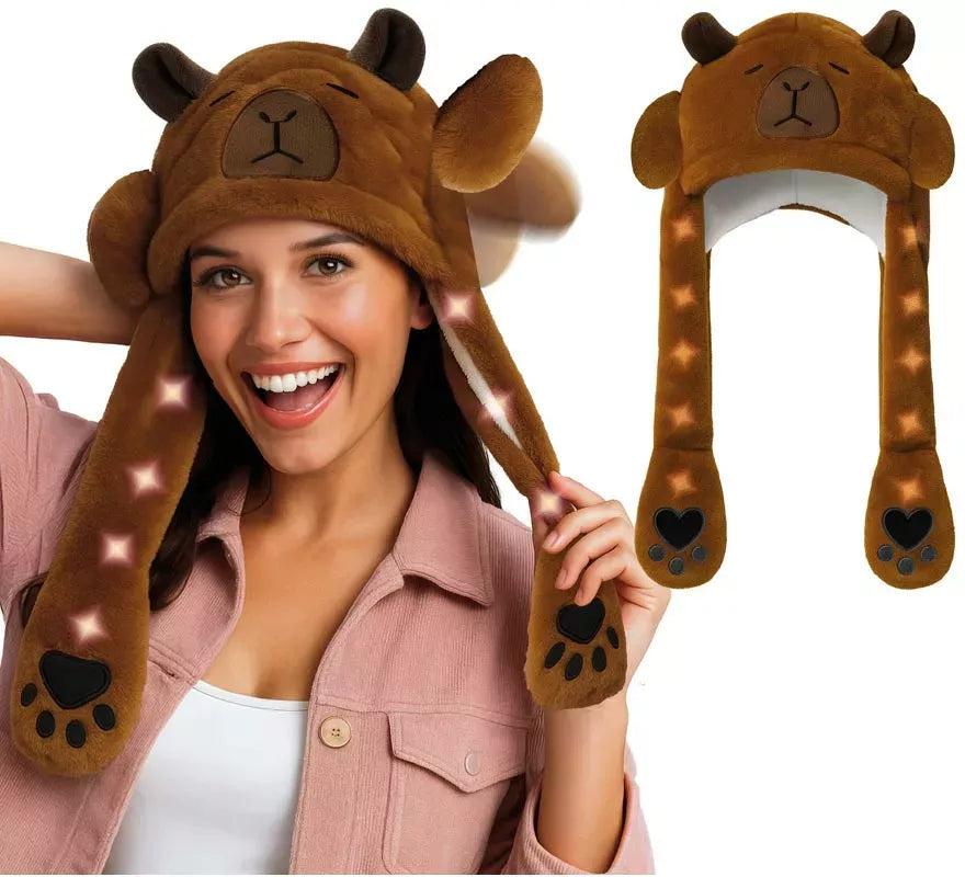 Translation missing: pt-PT.Gorro Orejas Capibara con Movimiento y luz