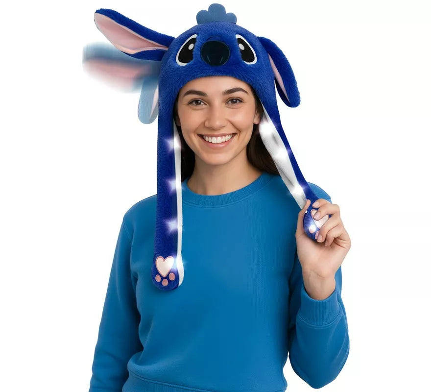 Translation missing: pt-PT.Gorro Orejas Monstruito azul con Movimiento y luz