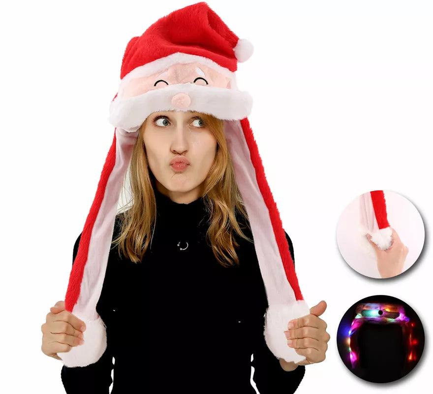 Translation missing: pt-PT.Gorro Orejas Papá Noel con Movimiento con luz