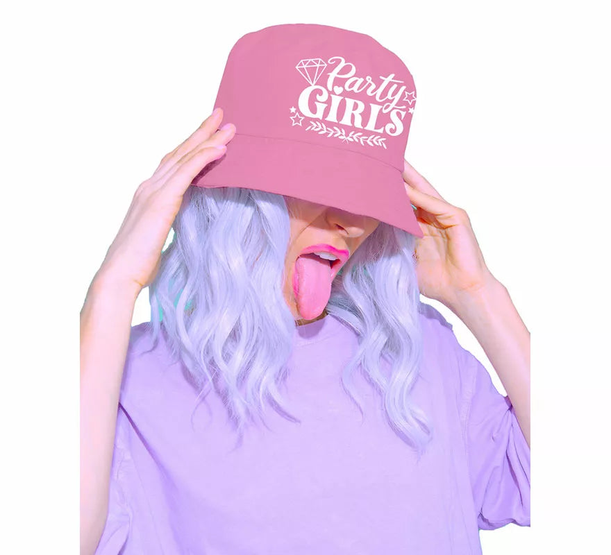 Translation missing: pt-PT.Gorro Party Girls rosa adulto