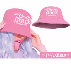 Chapéu adulto rosa para meninas festeiras