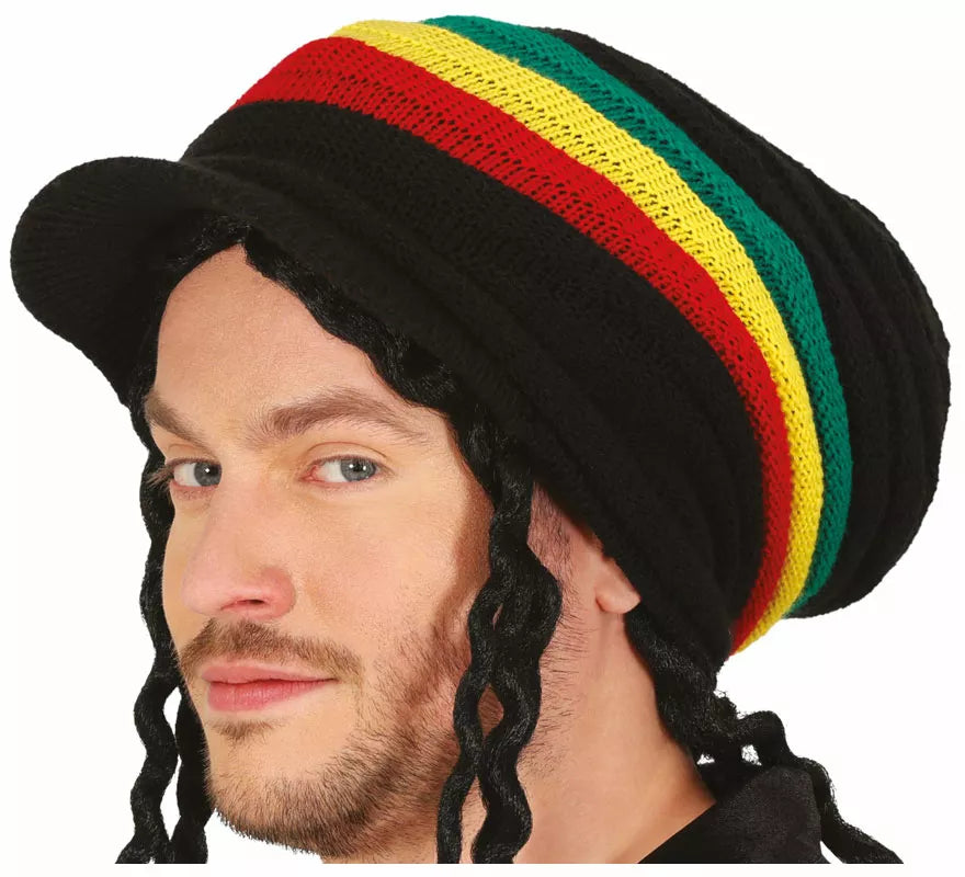 Translation missing: pt-PT.Gorro Rasta con Visera adulto