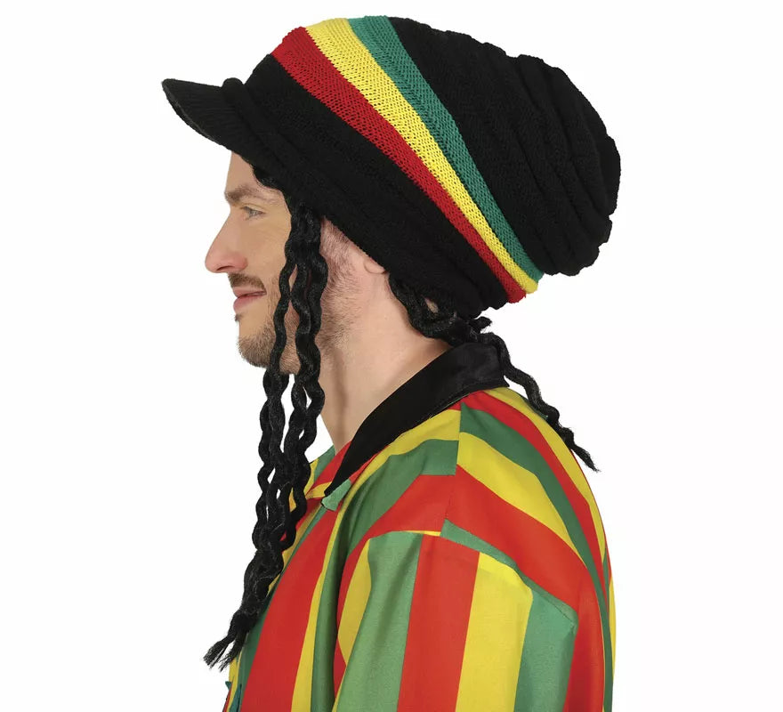 Translation missing: pt-PT.Gorro Rasta con Visera adulto