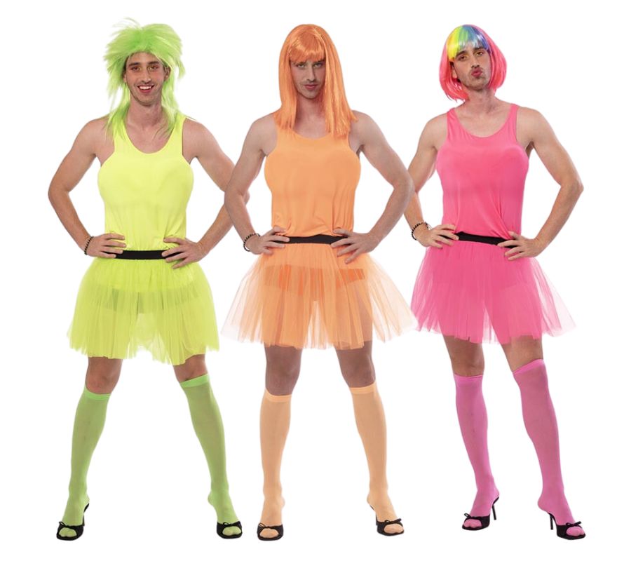 Grupo de bailarinos coloridos