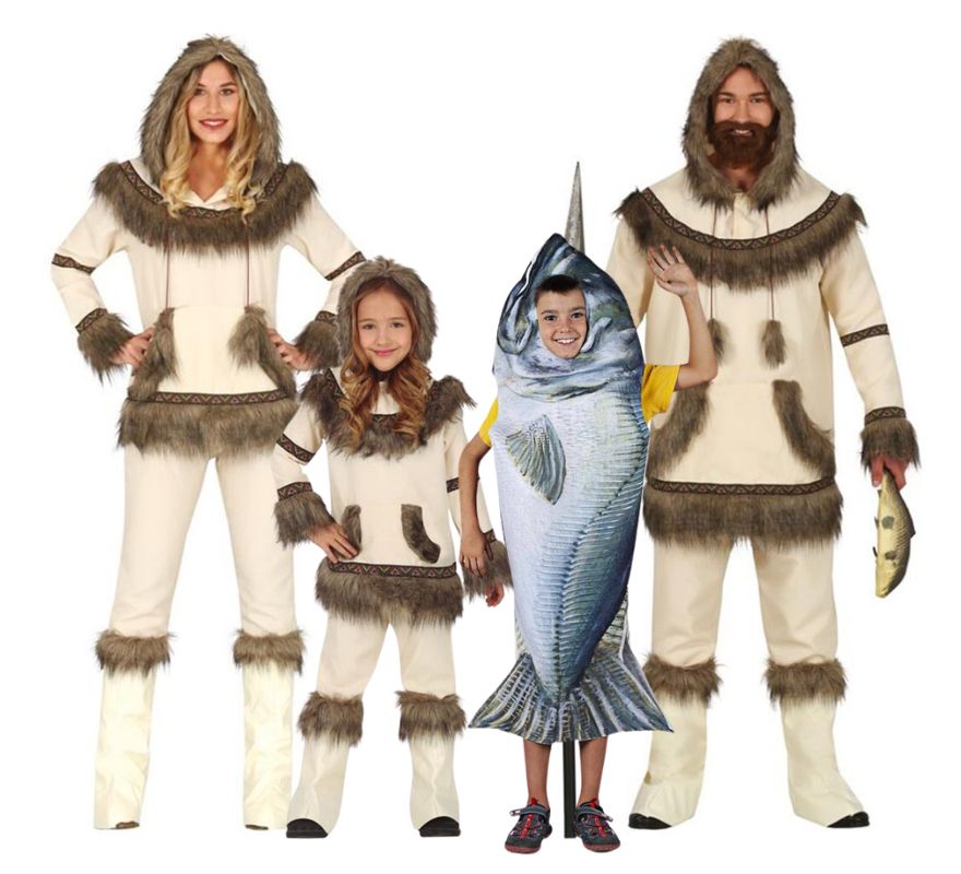 Grupo de esquimales blancos