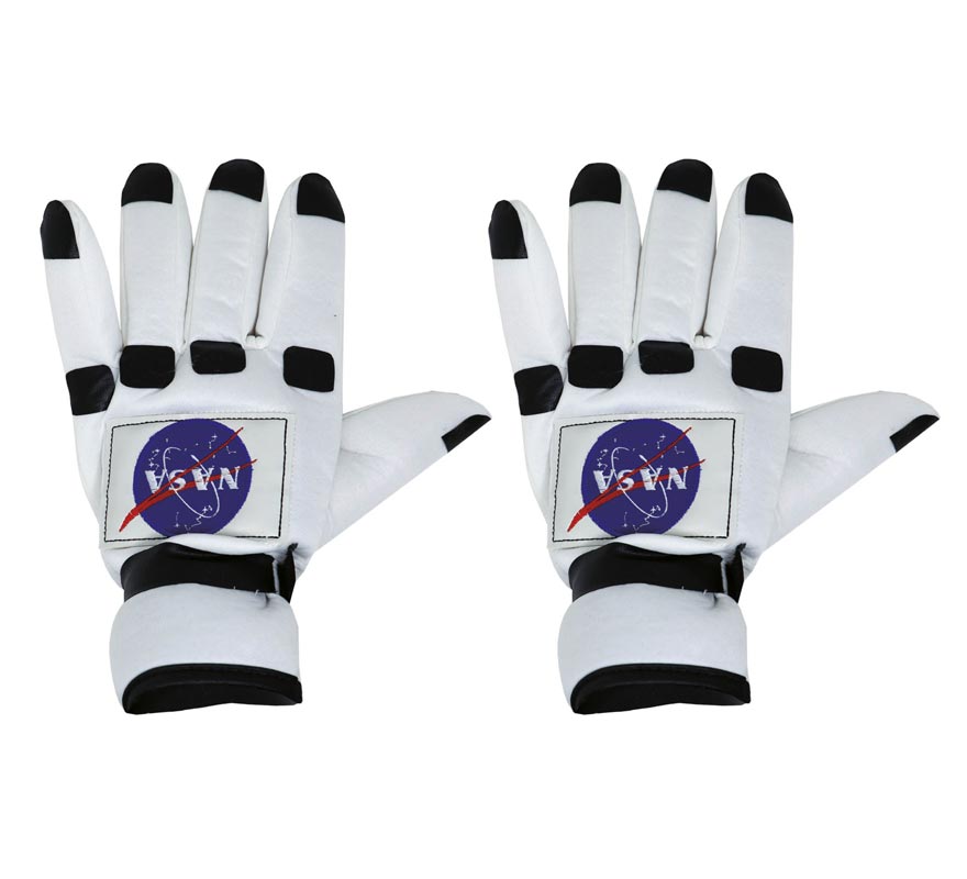 Translation missing: pt-PT.Guantes Astronauta blanco y negro Adulto