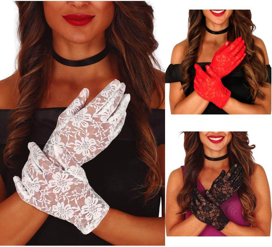 Translation missing: pt-PT.Guantes Calados en varios colores de 22 cm