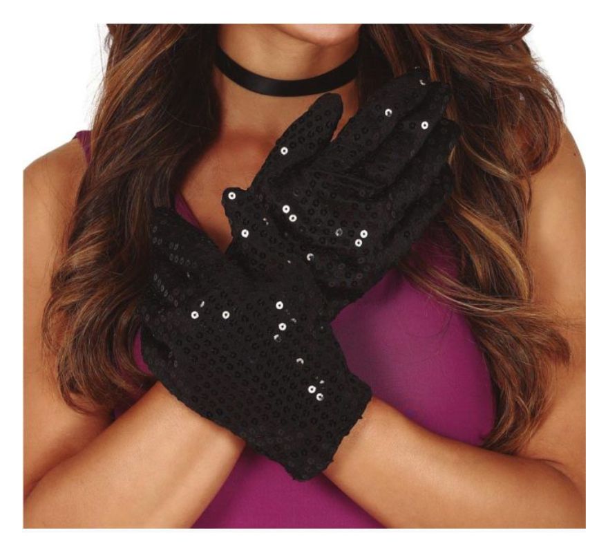 Translation missing: pt-PT.Guantes con Lentejuelas en varios colores de 22 cm