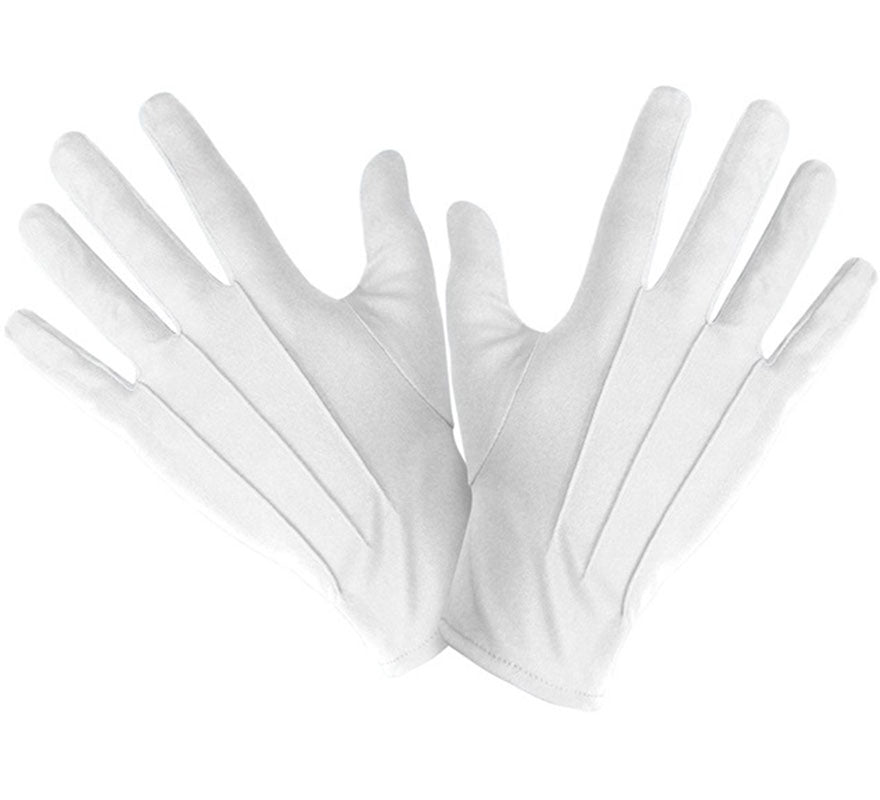 Translation missing: pt-PT.Guantes Cortos blancos talla grande
