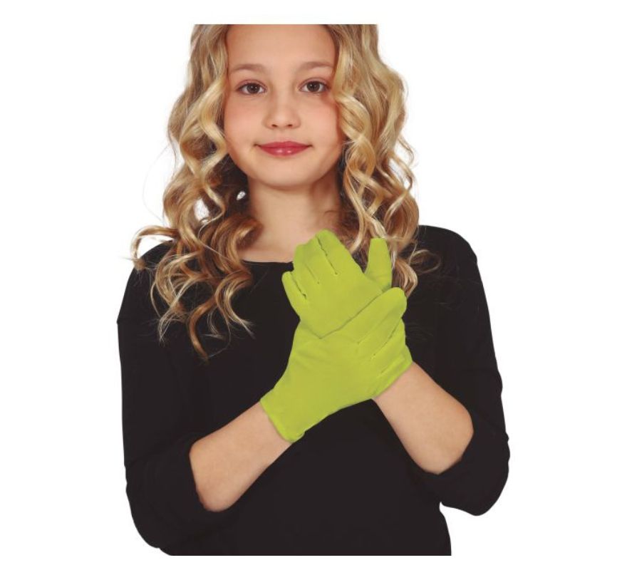 Translation missing: pt-PT.Guantes Cortos Infantiles en varios colores mate de 19 cm