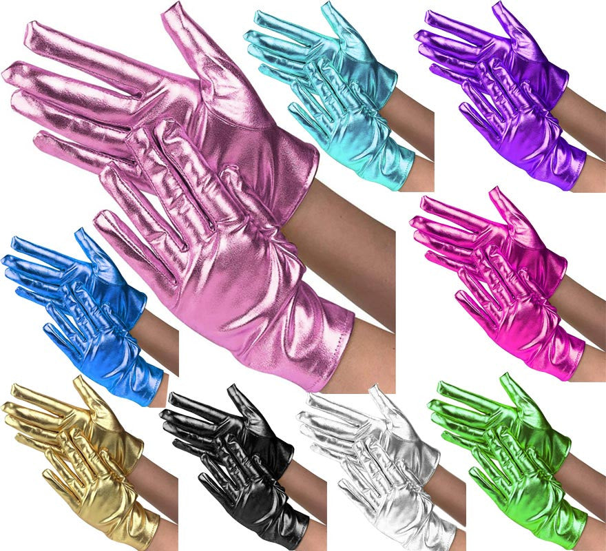 Translation missing: pt-PT.Guantes Cortos para adultos en varios colores Metalizados