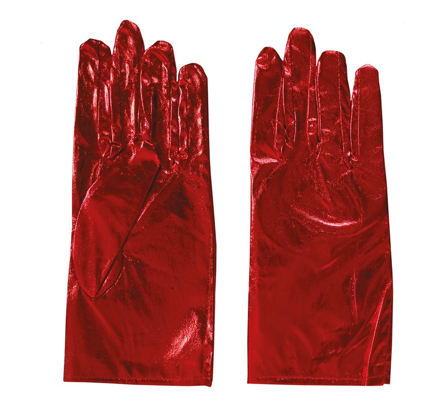 Translation missing: pt-PT.Guantes cortos rojo 22 cm