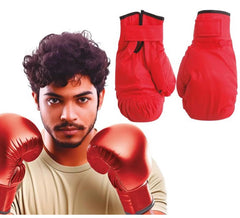 Luvas de boxe vermelhas para adultos