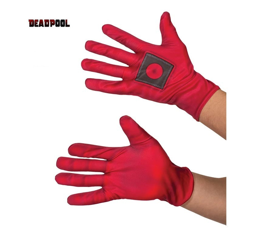 Translation missing: pt-PT.Guantes de Deadpool rojos para adulto