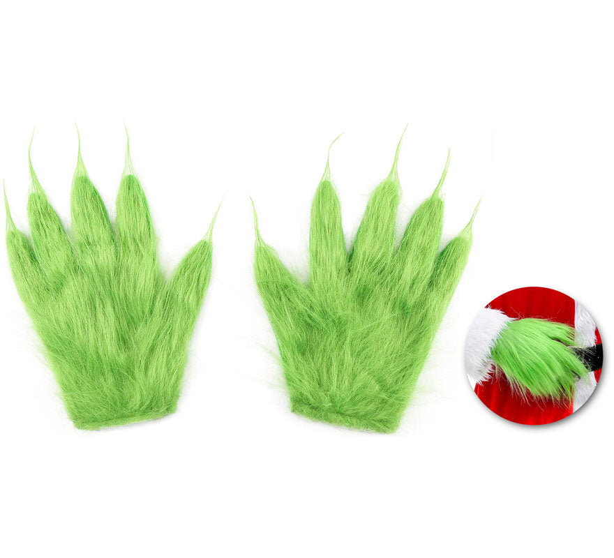 Translation missing: pt-PT.Guantes de Duende Gruñón Navideño verde
