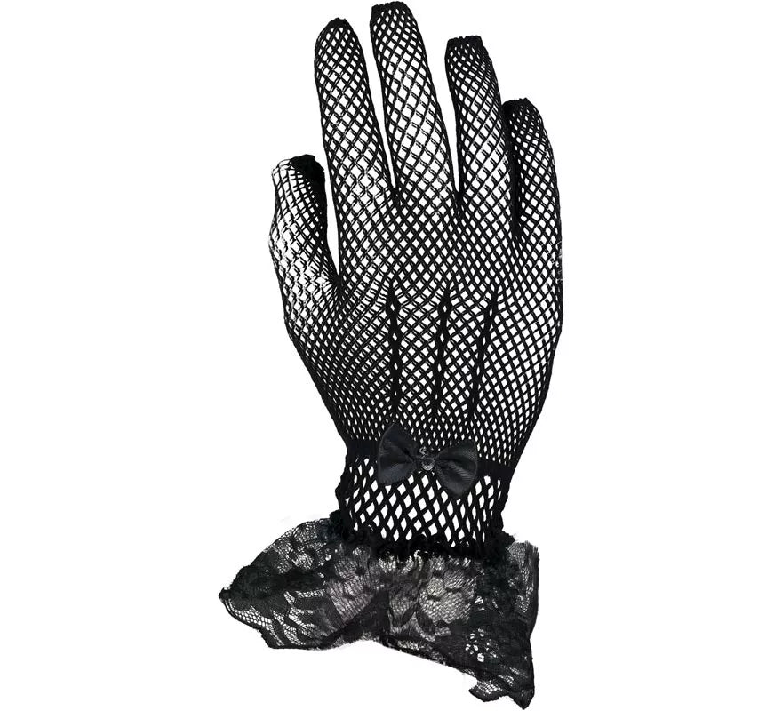 Translation missing: pt-PT.Guantes de Encaje negros adultos