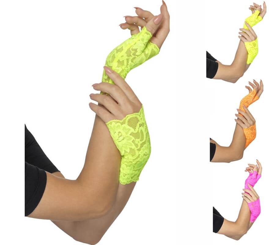 Translation missing: pt-PT.Guantes de Encaje sin dedos en varios colores