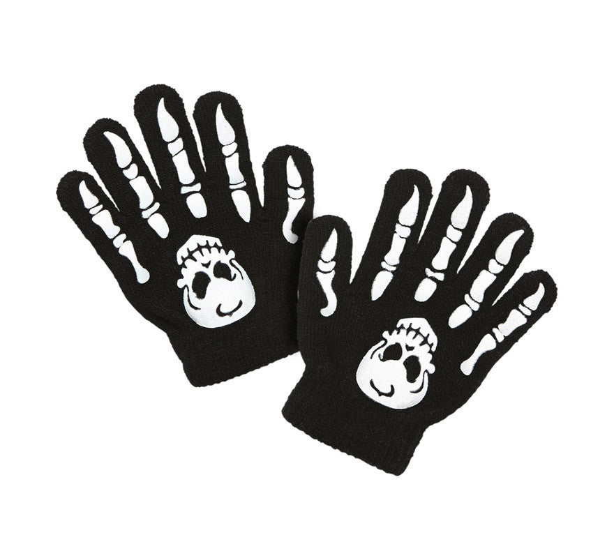 Translation missing: pt-PT.Guantes de Huesos con Calavera Infantiles
