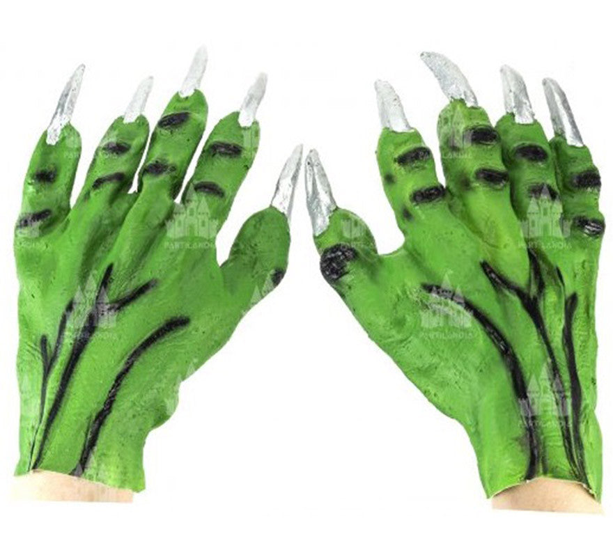 Translation missing: pt-PT.Guantes de Monstruo de Goma Verdes