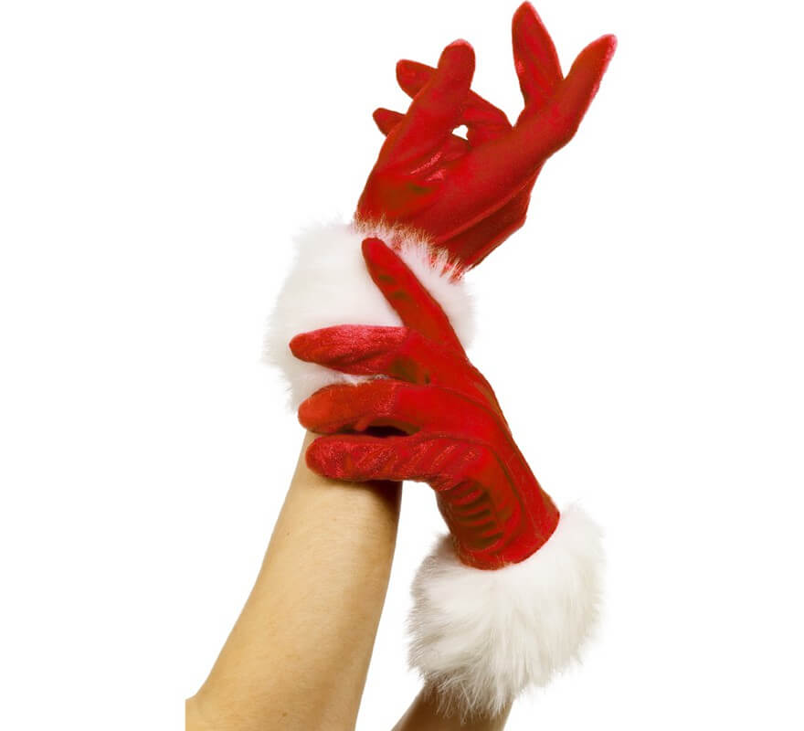 Translation missing: pt-PT.Guantes de Papá Noel Rojos